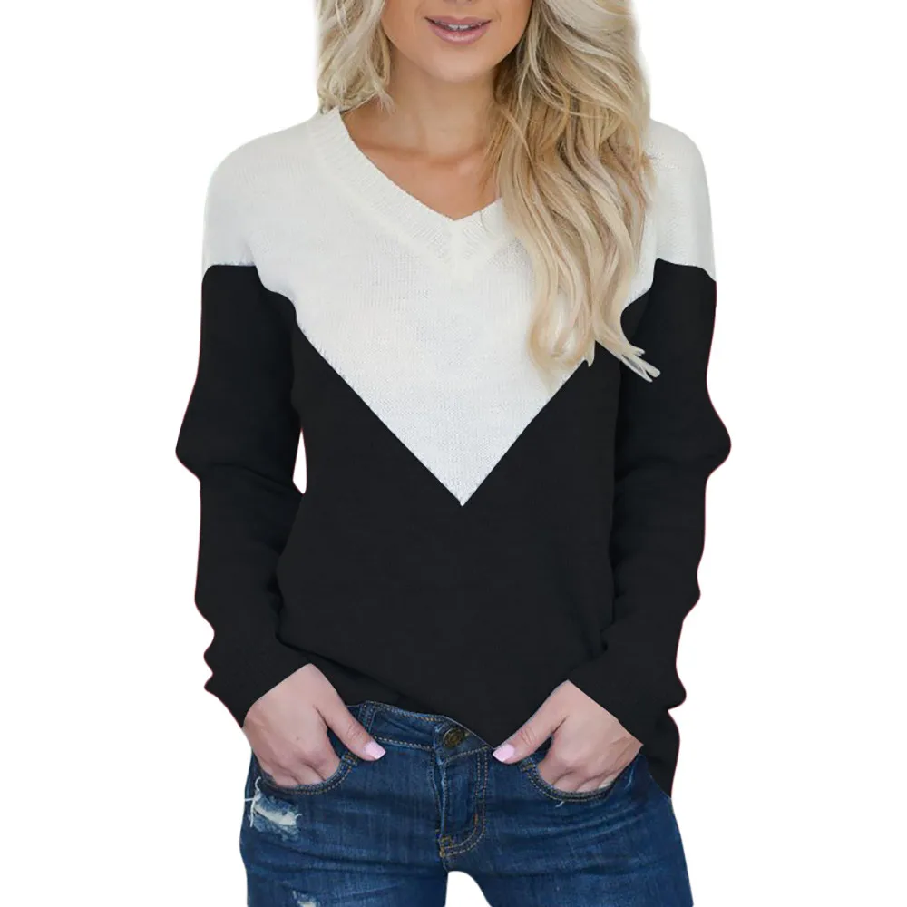 Fashion women blouses Womens shirts Casual Ladies Long Sleeve Stitching Color Jumper Blouse Tops blusas de inverno feminina
Fashion women blouses Womens shirts Casual Ladies Long Sleeve Stitching Color Jumper Blouse Tops blusas de inverno feminina