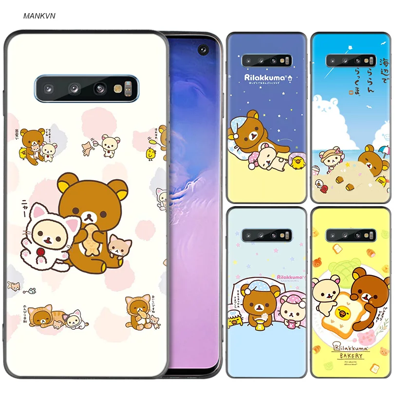 Rilakkuma Relax Bear Black Silicone Case for Samsung Galaxy M20 S10e S10 S9 M10 S8 Plus 5G S7 S6 Edge Cover Coque
Rilakkuma Relax Bear Black Silicone Case for Samsung Galaxy M20 S10e S10 S9 M10 S8 Plus 5G S7 S6 Edge Cover Coque