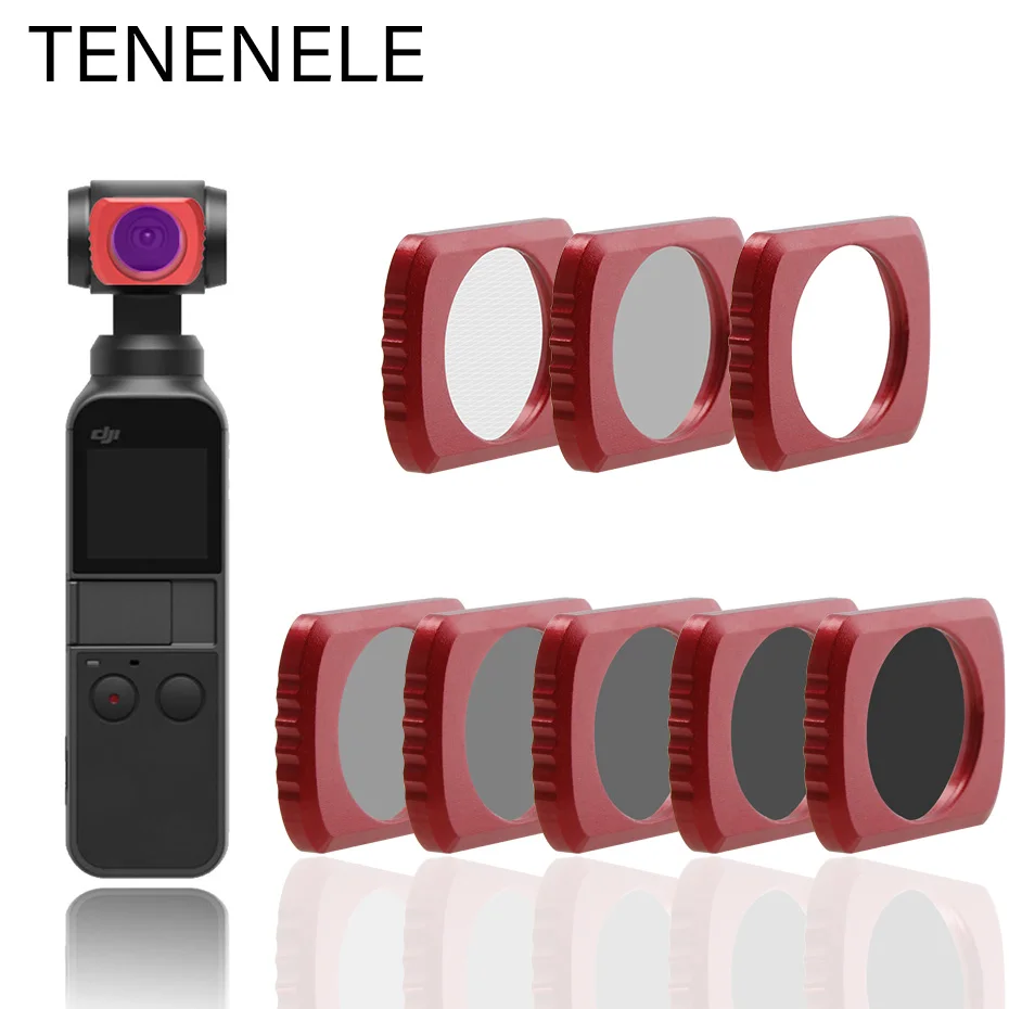 TENENELE Osmo Pocket Camera Filter ND 4/8/16/32/64 CPL UV Filters Set For DJI Osmo Pocket Magnetic Attraction Camera Accessories
TENENELE Osmo Pocket Camera Filter ND 4/8/16/32/64 CPL UV Filters Set For DJI Osmo Pocket Magnetic Attraction Camera Accessories