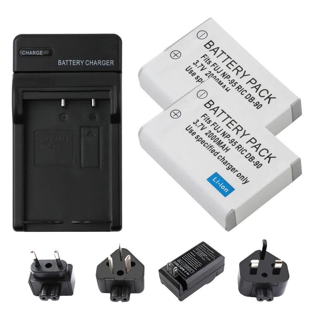 RP 2Pcs NP-95 NP95 Li-ion Battery + LCD Li-ion Charger For FUJIFILM NP-95 F30 F31 F30fd F31fd 3D W1 X100T X100S X100 X-S1 3DW1
RP 2Pcs NP-95 NP95 Li-ion Battery + LCD Li-ion Charger For FUJIFILM NP-95 F30 F31 F30fd F31fd 3D W1 X100T X100S X100 X-S1 3DW1