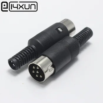 10pcs/lot 6 Pin DIN Male Plug Connector with Plastic Handle 6 PIN DIN Wire Converter 6 PIN Plug DIN DIY Keyboard/Mouse Cable 
10pcs/lot 6 Pin DIN Male Plug Connector with Plastic Handle 6 PIN DIN Wire Converter 6 PIN Plug DIN DIY Keyboard/Mouse Cable