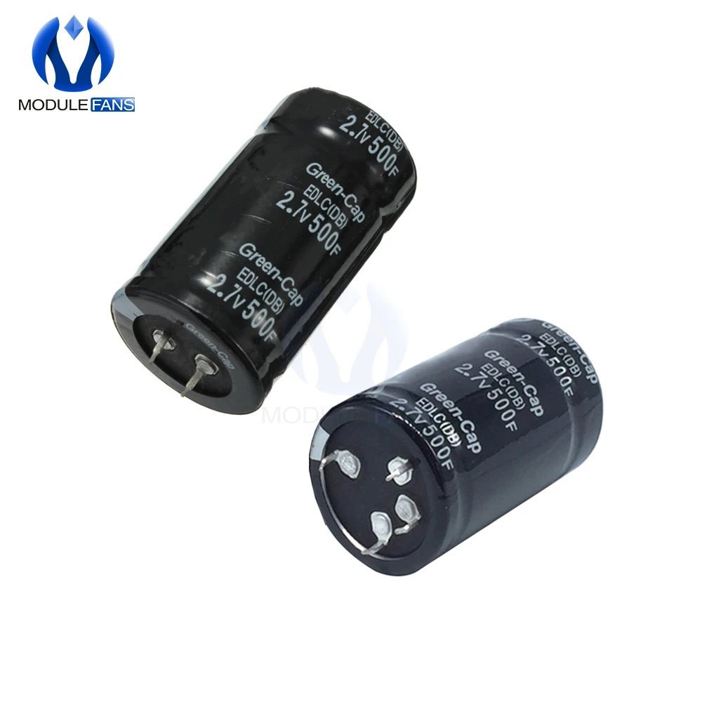 5PCS Two Feet/Four Feet Farad Capacitor 2.7V 500F Super Capacitors Through Hole General Purpose 35X60MM 35X60 35*60 MM 35*60MM
5PCS Two Feet/Four Feet Farad Capacitor 2.7V 500F Super Capacitors Through Hole General Purpose 35X60MM 35X60 35*60 MM 35*60MM