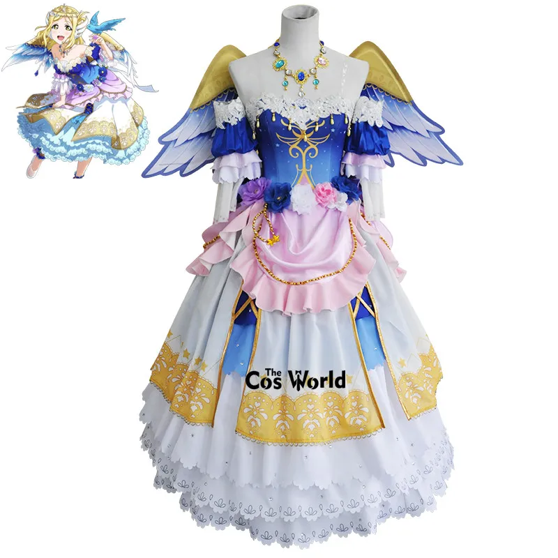 Love Live Sunshine Aqours Ohara Mari Angel Awaken Dress Outfit Anime Cosplay Costumes
Love Live Sunshine Aqours Ohara Mari Angel Awaken Dress Outfit Anime Cosplay Costumes