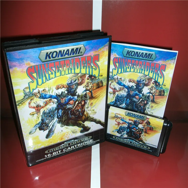 Sunset Riders EU Cover with box and manual For Sega Megadrive Genesis Video Game Console 16 bit card
Sunset Riders EU Cover with box and manual For Sega Megadrive Genesis Video Game Console 16 bit card
