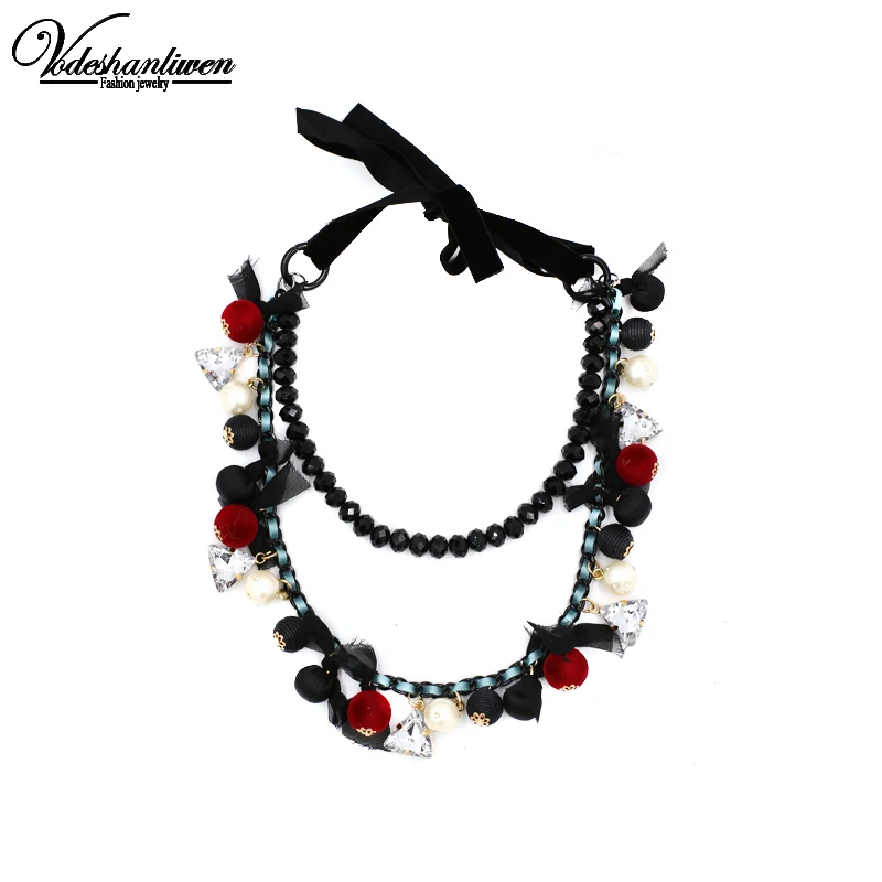 Vodeshanliwen Bohemian Crystal Beads Statement Necklace Women Simulated-pearl Long Necklaces & Pendants Fashion Collar Jewelry
Vodeshanliwen Bohemian Crystal Beads Statement Necklace Women Simulated-pearl Long Necklaces & Pendants Fashion Collar Jewelry