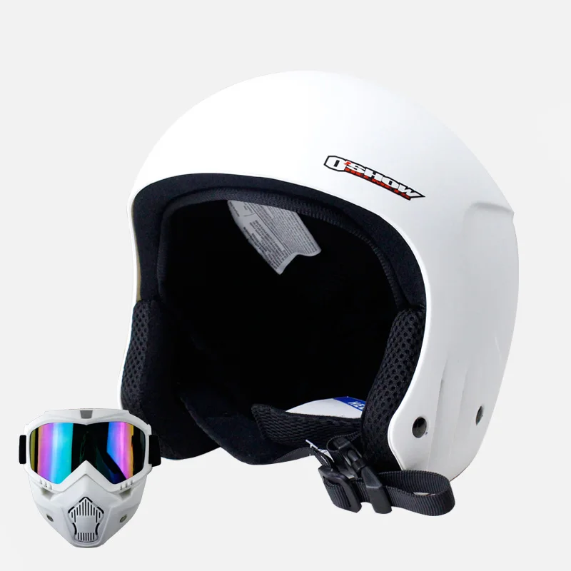 OSHOW Ski Helmet Women For Adult Full-Covered Snowboard Helmet 58-62cm Head Apine Skiing Saftly Helmet Head Protector
OSHOW Ski Helmet Women For Adult Full-Covered Snowboard Helmet 58-62cm Head Apine Skiing Saftly Helmet Head Protector