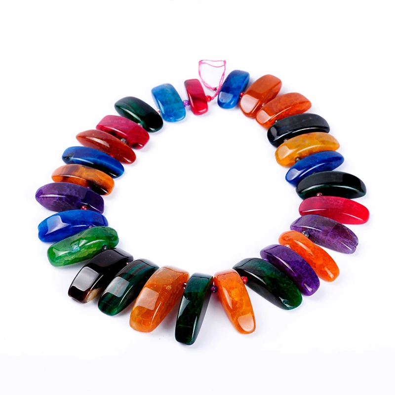 Top quality new fashion Half-moon shape multicolor natural agata stone beads semi-precious stone Tower chain women necklace
Top quality new fashion Half-moon shape multicolor natural agata stone beads semi-precious stone Tower chain women necklace