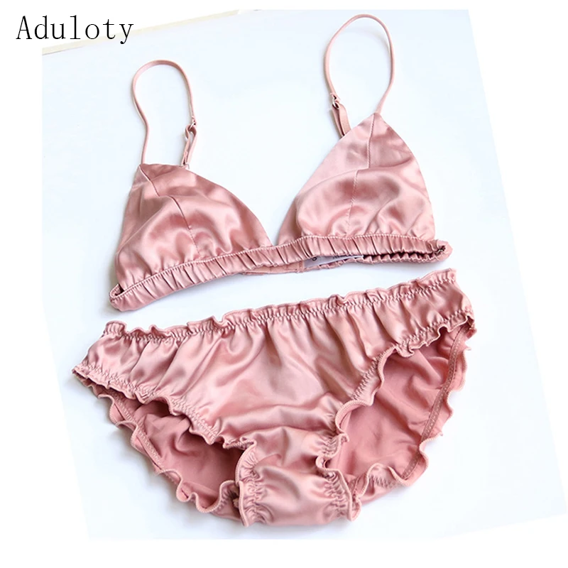 Aduloty Sexy ultra-thin bra set satin folds lace no rims comfortable taste temptation underwear bralette girl panties
Aduloty Sexy ultra-thin bra set satin folds lace no rims comfortable taste temptation underwear bralette girl panties