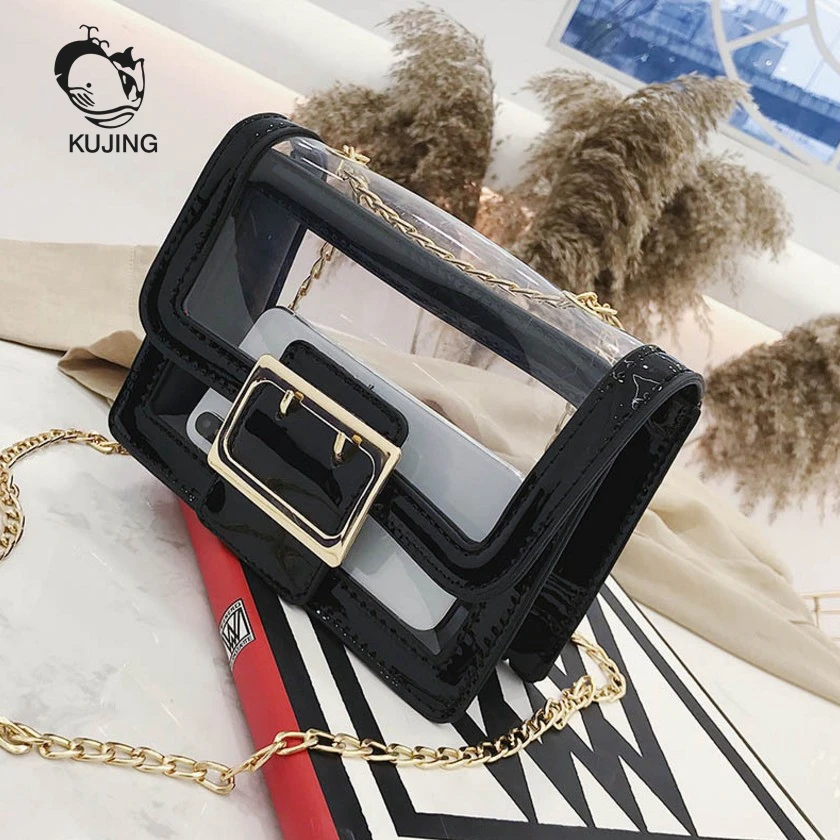 KUJING Ladies Handbags Fashion Transparent Women Beach Bag Hit Color Women Shoulder Messenger Bag Hot Travel Leisure Women Bag 
KUJING Ladies Handbags Fashion Transparent Women Beach Bag Hit Color Women Shoulder Messenger Bag Hot Travel Leisure Women Bag