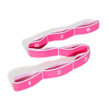 Yoga Stretch Strap With 8 Loops Elastic Nylon Latex Latin Dance Band Split Stretching Toughness Training Tool
Yoga Stretch Strap With 8 Loops Elastic Nylon Latex Latin Dance Band Split Stretching Toughness Training Tool