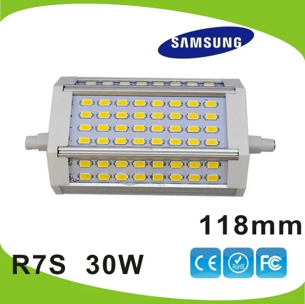 10pcs/lot 30w 118mm LED R7S light Samsung 5630SMD J118 R7s lamp replace 300W hogen lamp AC85-265V
10pcs/lot 30w 118mm LED R7S light Samsung 5630SMD J118 R7s lamp replace 300W hogen lamp AC85-265V