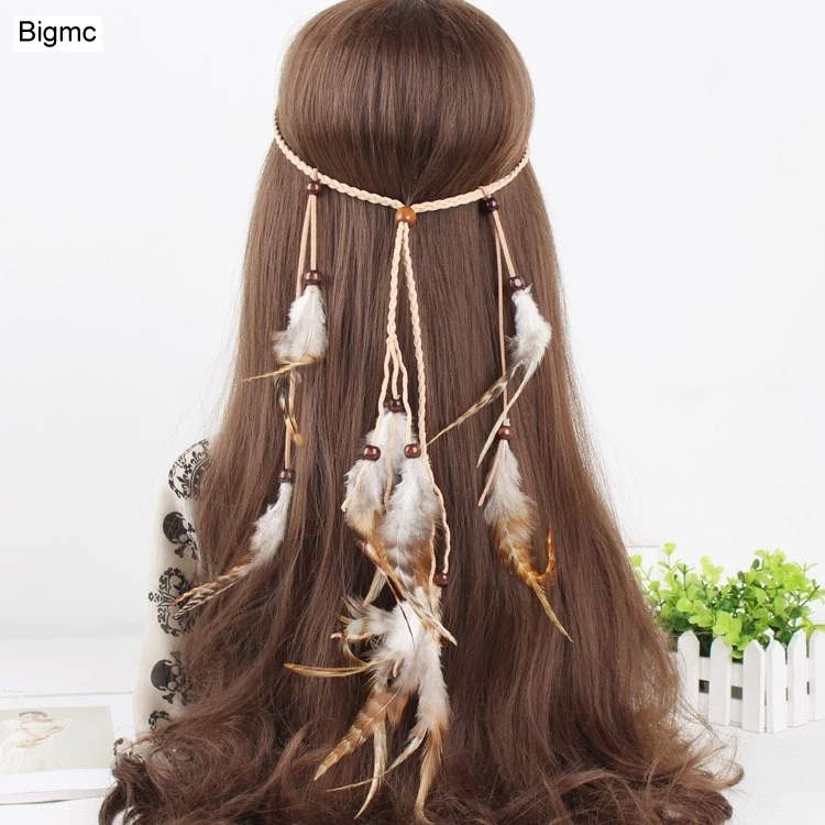 New Fashion Women Hair Ornaments Feathers Hair Band Bohemian Indian Elastic Cute headband Headwear Party Gift Jewelry A5010
New Fashion Women Hair Ornaments Feathers Hair Band Bohemian Indian Elastic Cute headband Headwear Party Gift Jewelry A5010