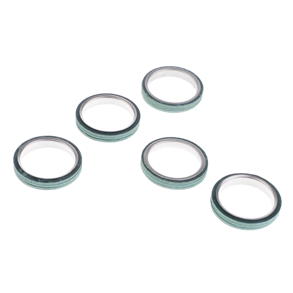 5Pcs Scooter Moped Muffler Exhaust Pipe Gasket Kit for GY6 50cc 125cc 150cc TaoTao Exhaust Gasket 30mm 5Pcs Scooter Moped Muffler Exhaust Pipe Gasket Kit for GY6 50cc 125cc 150cc TaoTao Exhaust Gasket 30mm