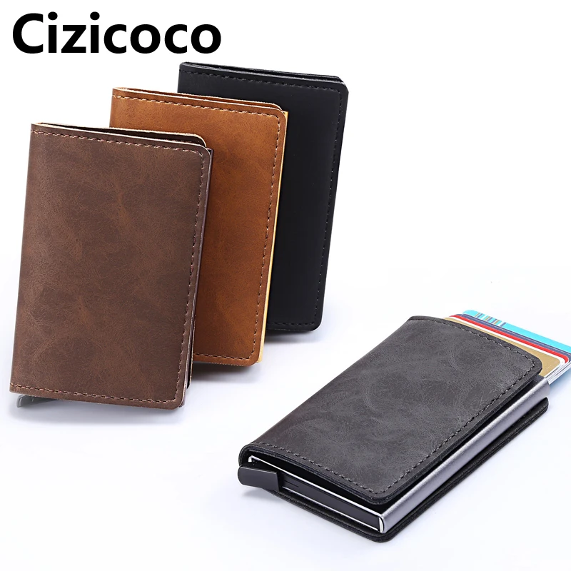 Cizicoco 2019 New Arrival Business Credit Card Holder Metal RFID Aluminium Card Box Pu Leather Wallet Vintage Unisex Purse
Cizicoco 2019 New Arrival Business Credit Card Holder Metal RFID Aluminium Card Box Pu Leather Wallet Vintage Unisex Purse