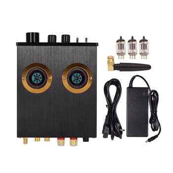 Mini HiFi Digital Audio Power Amplifier Stereo Amp with Dual 6J2 Vacuum Tubes BT AUX Inputs Treble Bass Controls 100W(50W*2)
Mini HiFi Digital Audio Power Amplifier Stereo Amp with Dual 6J2 Vacuum Tubes BT AUX Inputs Treble Bass Controls 100W(50W*2)