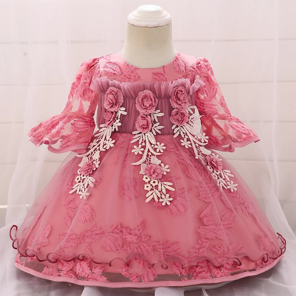 Floral 0-2 Yrs Baby Girl Dress Princess Girls Tutu Dress Kids Clothes Baby Baptism 1st First Birthday Outfits vestido de bebes
Floral 0-2 Yrs Baby Girl Dress Princess Girls Tutu Dress Kids Clothes Baby Baptism 1st First Birthday Outfits vestido de bebes