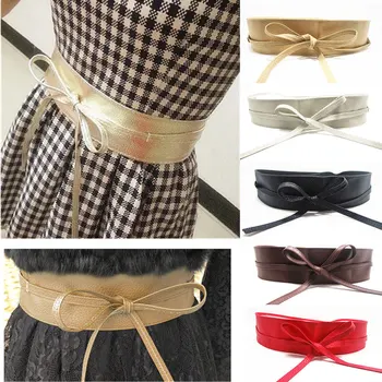 New Fashion Women Belt Soft PU Leather Wide Self Tie Wrap Around Waist Band Dress Belt MSJ99
New Fashion Women Belt Soft PU Leather Wide Self Tie Wrap Around Waist Band Dress Belt MSJ99