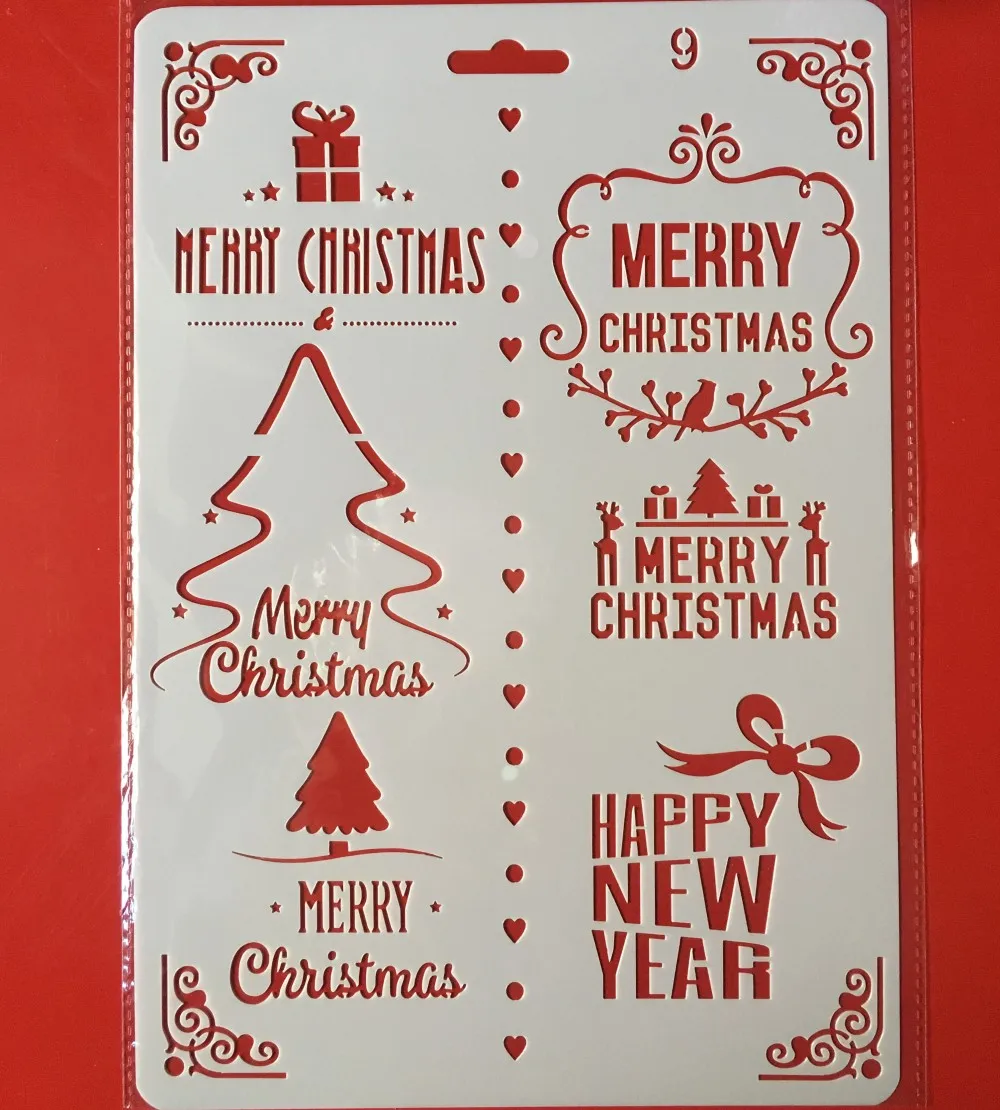2019 A4 Tree Words Merry Christmas DIY Craft Layering Stencils Wall Paint Scrapbook Stamp Embossing Album Decorative Template
2019 A4 Tree Words Merry Christmas DIY Craft Layering Stencils Wall Paint Scrapbook Stamp Embossing Album Decorative Template