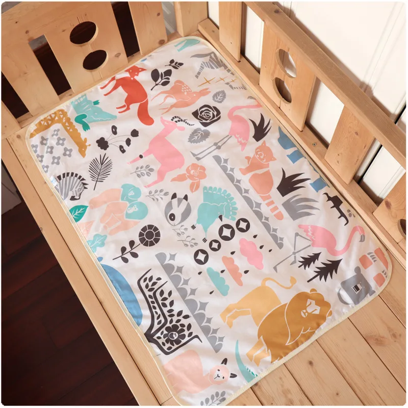 Baby Changing Mat Cartoon Cotton Waterproof Sheet Baby Pad Table Diapers Urinal Game Play Cover Infant Mattress 75cmx120cm
Baby Changing Mat Cartoon Cotton Waterproof Sheet Baby Pad Table Diapers Urinal Game Play Cover Infant Mattress 75cmx120cm