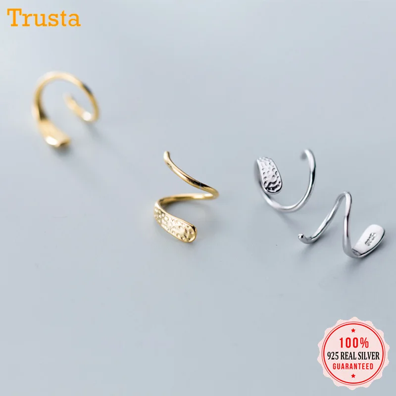 Trustdavis 100% 925 Sterling Silver Women's Snakelike Ear Bones Ear Buckle Ring Tightly Packed Mini Double Ring Earrings DA266
Trustdavis 100% 925 Sterling Silver Women's Snakelike Ear Bones Ear Buckle Ring Tightly Packed Mini Double Ring Earrings DA266