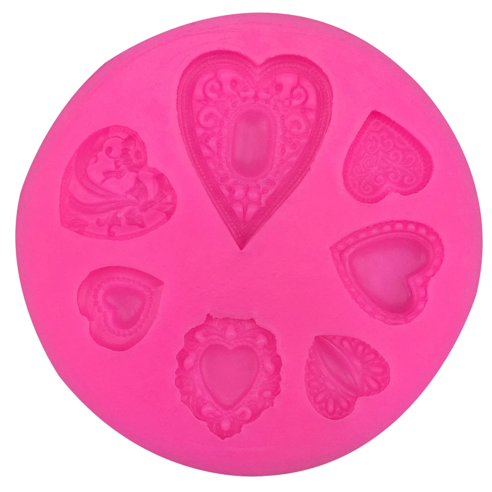 Heart-shaped Shape 3D fondant cake silicone mold kitchen chocolate jello pastry candy making cupcake decoration tools FT-0325
Heart-shaped Shape 3D fondant cake silicone mold kitchen chocolate jello pastry candy making cupcake decoration tools FT-0325