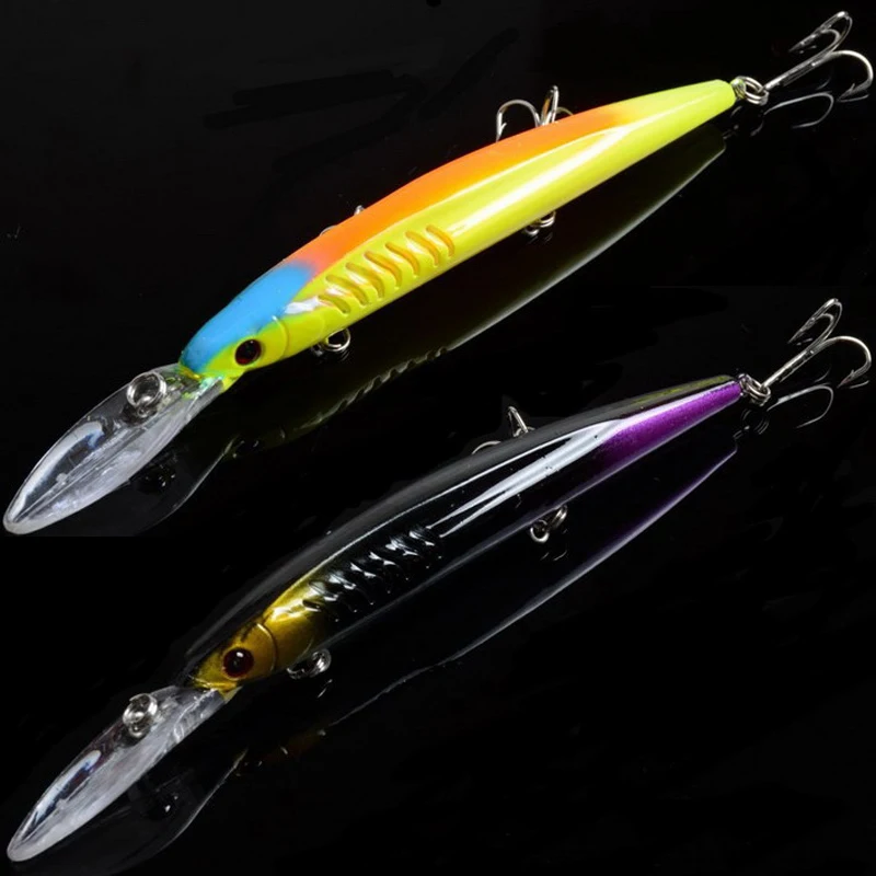1PS Minnow Fishing Lures Deep Isca Artificial Wobbler Crankbait For Fish Lure Hard Fake Bait Pesca Tackle Hooks Sea 14.5cm 12.7g
1PS Minnow Fishing Lures Deep Isca Artificial Wobbler Crankbait For Fish Lure Hard Fake Bait Pesca Tackle Hooks Sea 14.5cm 12.7g