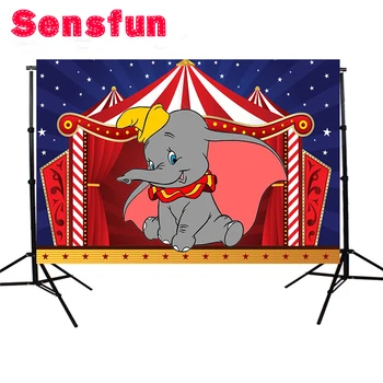 Sensfun Circus Party Backdrops Elephant Custom Photo Studio Backdrop Background Vinyl Cloth 7x5FT
Sensfun Circus Party Backdrops Elephant Custom Photo Studio Backdrop Background Vinyl Cloth 7x5FT