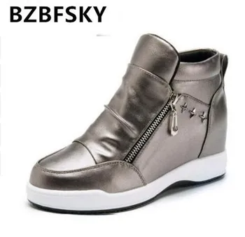BZBFSKY 2018 Metal Decoration Ankle Boots with Zipper Women Boots Casual Boots Fashion Autumn and Winter Boots
BZBFSKY 2018 Metal Decoration Ankle Boots with Zipper Women Boots Casual Boots Fashion Autumn and Winter Boots