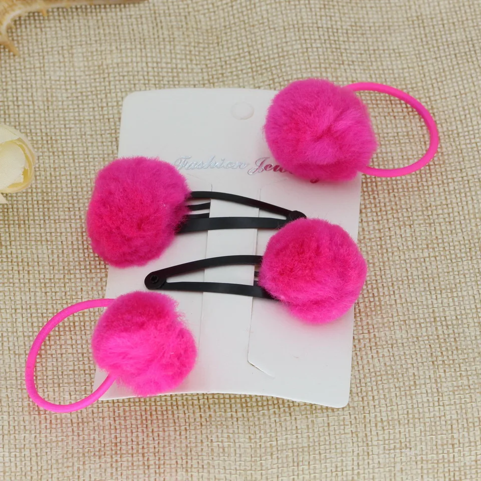 isnice Red Fur Ball Hairgrips Rose Hair Bands Popular Gum For hair Children hair accessories hair Clips 4pcs/ set
isnice Red Fur Ball Hairgrips Rose Hair Bands Popular Gum For hair Children hair accessories hair Clips 4pcs/ set