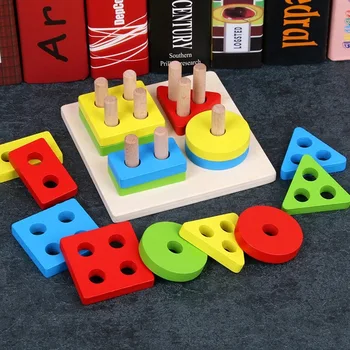 Baby Toys Educational Colorful Wooden Geometric Sorting Board Montessori Kids Educational Toys Stack Building Puzzle Child Gift
Baby Toys Educational Colorful Wooden Geometric Sorting Board Montessori Kids Educational Toys Stack Building Puzzle Child Gift