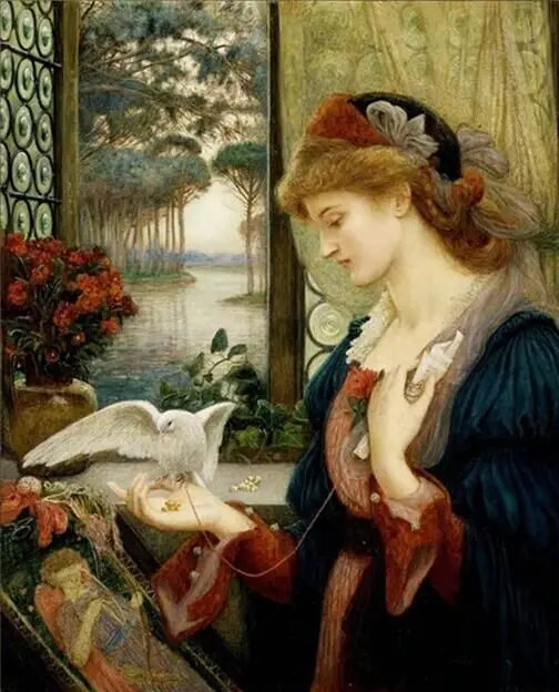 Oil Paintings Beautiful Lady DMC Cross Stitch Kits for Embroidery Home Decor Needlework Diamond Painting Sexy Women and Pigeon
Oil Paintings Beautiful Lady DMC Cross Stitch Kits for Embroidery Home Decor Needlework Diamond Painting Sexy Women and Pigeon