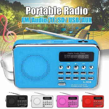 LEORY Mini Portable Radio FM Handheld Digital FM MP3 AUX SD TF Card USB Playback Loop Play Stereo Loudspeaker Rechargeable
LEORY Mini Portable Radio FM Handheld Digital FM MP3 AUX SD TF Card USB Playback Loop Play Stereo Loudspeaker Rechargeable