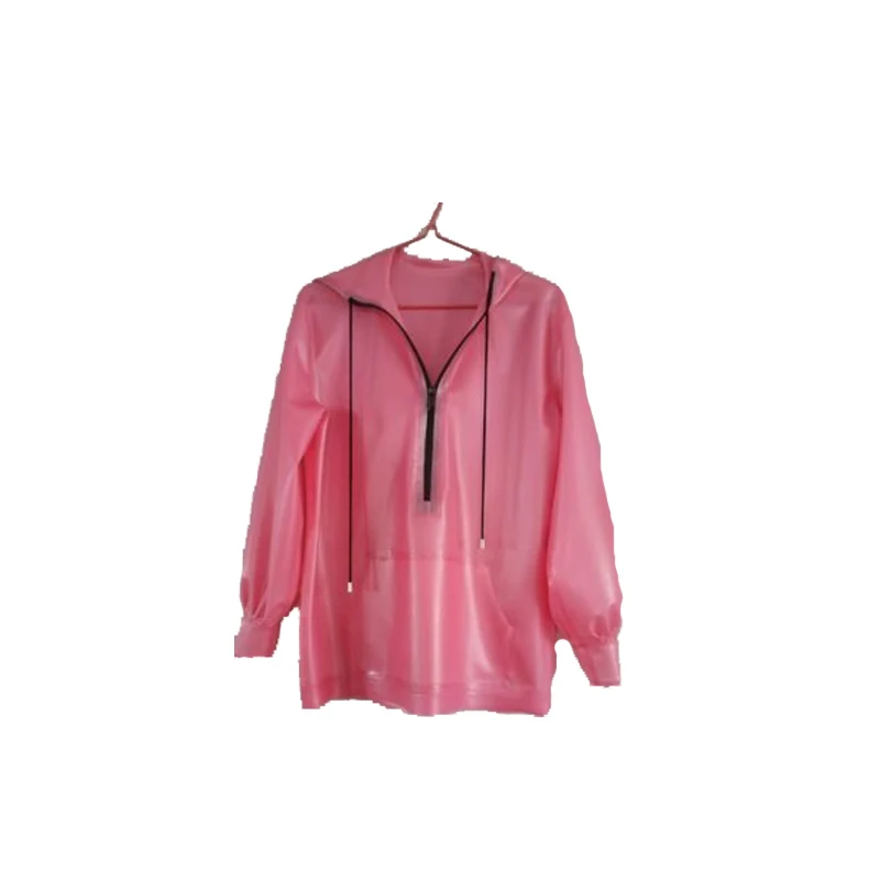 Latex Rubber Unisex Fashion Pink Top Stylish Sports Zipper Hoodie Coat Size XXS-XXL
Latex Rubber Unisex Fashion Pink Top Stylish Sports Zipper Hoodie Coat Size XXS-XXL
