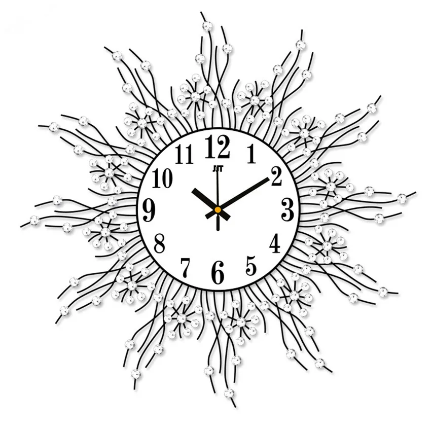 Free Shipping European Fashion Clocks Iron Frame Rhinestone Wall clock Fire Ball Shape Clock Home Decor Silent Movement 39x39
Free Shipping European Fashion Clocks Iron Frame Rhinestone Wall clock Fire Ball Shape Clock Home Decor Silent Movement 39x39
