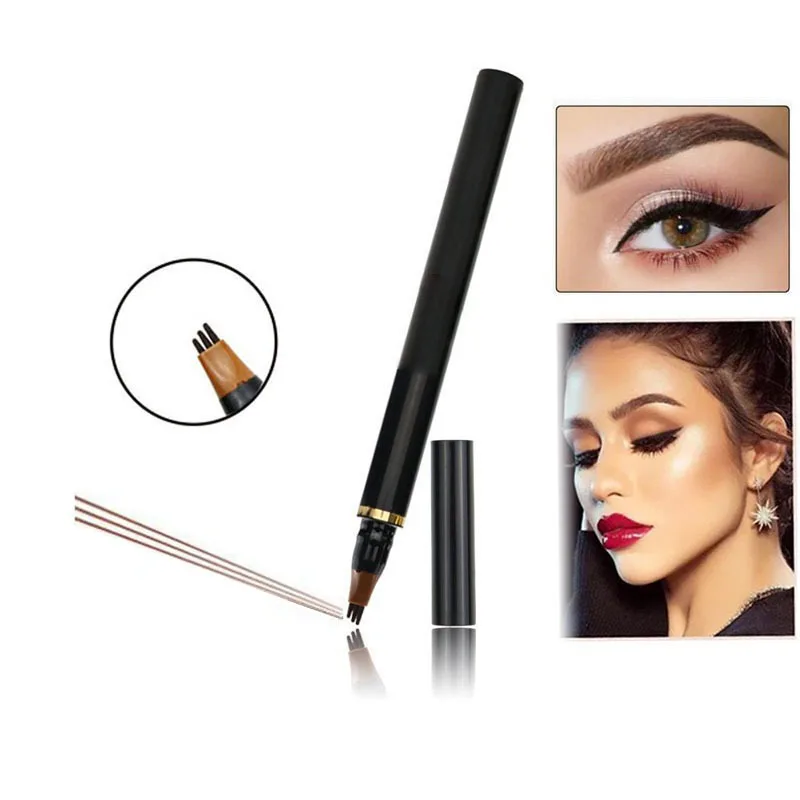 Natural Eyebrow Pencil Waterproof Fork Tip Eyebrow Tattoo Pen Eye Brow Long Lasting 3 Head Fine Sketch Eyebrow Dye Tint Pen
Natural Eyebrow Pencil Waterproof Fork Tip Eyebrow Tattoo Pen Eye Brow Long Lasting 3 Head Fine Sketch Eyebrow Dye Tint Pen