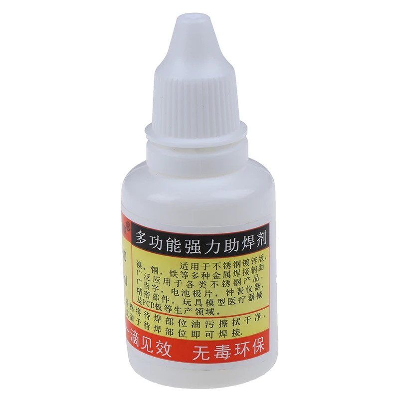 20ml Stainless Steel Flux Soldering Stainless Steel Liquid Solders Water Durable Liquid Solders
20ml Stainless Steel Flux Soldering Stainless Steel Liquid Solders Water Durable Liquid Solders