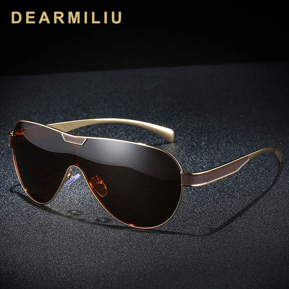 DEARMILIU Unisex Brand Pilot Sunglasses Men Polarized Driving One Lens Oversized Sunglasses UV400 Frame Eyewear Gafas De So
DEARMILIU Unisex Brand Pilot Sunglasses Men Polarized Driving One Lens Oversized Sunglasses UV400 Frame Eyewear Gafas De So