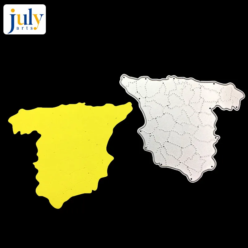 Julyarts Map of Spain Metal Cutting Dies Scrapbooking Dies Craft Die Cuts Embossing Card Making Panels Stencil Template Punch
Julyarts Map of Spain Metal Cutting Dies Scrapbooking Dies Craft Die Cuts Embossing Card Making Panels Stencil Template Punch