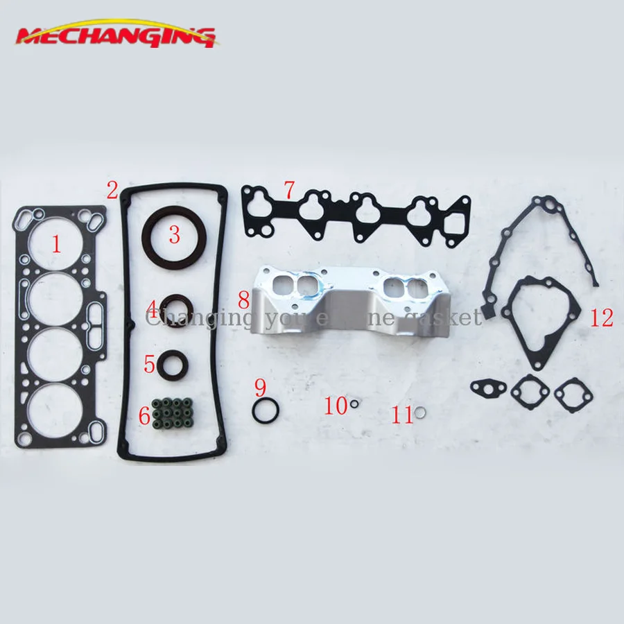 FOR MITSUBISHI COLT III MIRAGE Coupe PROTON WIRA 4G15 4G13 12V Automobile Complete Engine Gasket Set Engine Parts 50121000
FOR MITSUBISHI COLT III MIRAGE Coupe PROTON WIRA 4G15 4G13 12V Automobile Complete Engine Gasket Set Engine Parts 50121000
