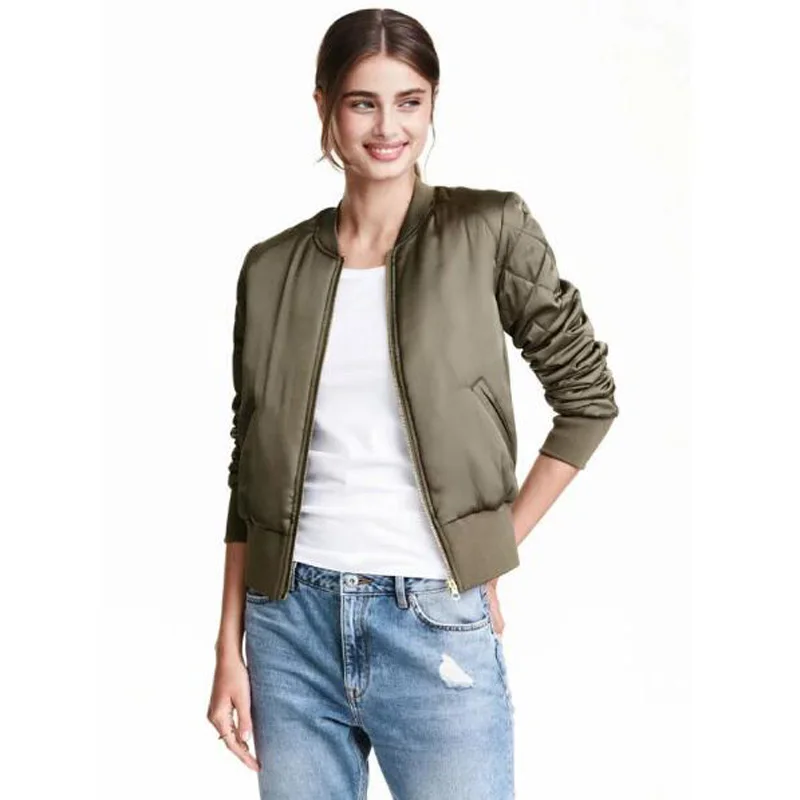 New Female Jacket Women Outerwear Top Candy Colors V-Neck Quilting Quilted Jacket Short Thin Padded Baseball Bomber Coat Clothes
New Female Jacket Women Outerwear Top Candy Colors V-Neck Quilting Quilted Jacket Short Thin Padded Baseball Bomber Coat Clothes