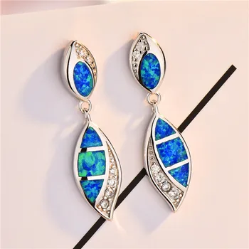 Luxe Style Wedding Blue White Fire Opal Earrings For Women 925 Sterling Silver Filled Teardrop Stone Long Dangle Earring Jewelry
Luxe Style Wedding Blue White Fire Opal Earrings For Women 925 Sterling Silver Filled Teardrop Stone Long Dangle Earring Jewelry