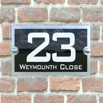 Contemporary 200x140mm House Numbers Signs Plaques Door Number Personalised Wall Address
Contemporary 200x140mm House Numbers Signs Plaques Door Number Personalised Wall Address