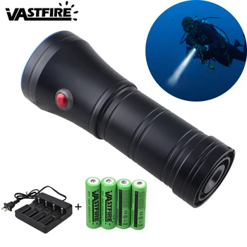 1000LM LED Diving Flashlight 10W L2 Rechargeable waterproof 18650 Underwater dive Lantern 3 MODE High-Low-Strobe+Battery+Charger
1000LM LED Diving Flashlight 10W L2 Rechargeable waterproof 18650 Underwater dive Lantern 3 MODE High-Low-Strobe+Battery+Charger