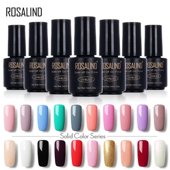 ROSALIND 7ml 29 COLORS Gel Nail Polish Nail Art UV LED Gel Polish Semi Permanent