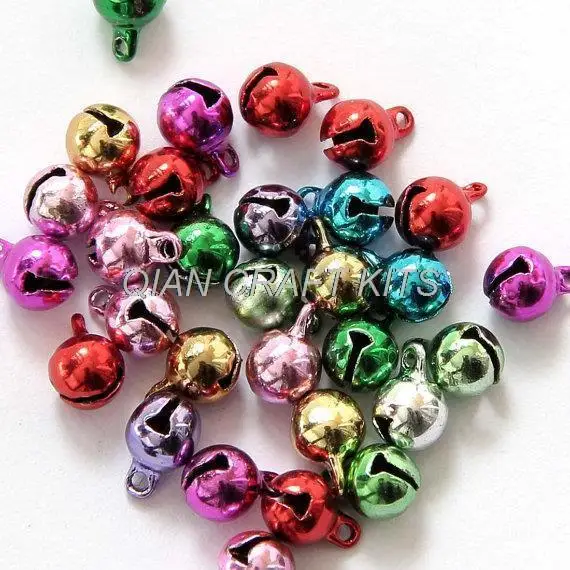 500Pcs Multiple Colors brass copper Metal Small Bell Pendant Beads Finding 8mm premium quality item
500Pcs Multiple Colors brass copper Metal Small Bell Pendant Beads Finding 8mm premium quality item