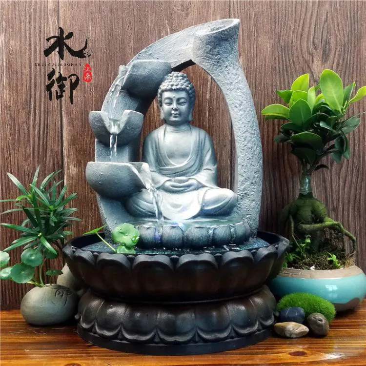 Southeast Asia Buddha Statue Fountain Living Room Humidifier Desktop Feng Shui Lucky Ornaments Home Decorations
Southeast Asia Buddha Statue Fountain Living Room Humidifier Desktop Feng Shui Lucky Ornaments Home Decorations