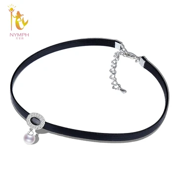 NYMPH Pearl Necklace Pendant S925 Silver Jewelry Natural Round Freshwater Stone Bead Casual Party Gift For Girl X242
NYMPH Pearl Necklace Pendant S925 Silver Jewelry Natural Round Freshwater Stone Bead Casual Party Gift For Girl X242