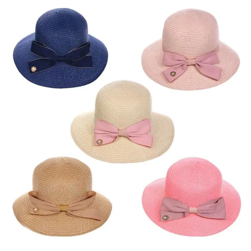 Fashionable Bow Summer Straw Sun Hat Women Wide Brimmed Panama Foldable Hat Beach Casual Sun Hats Caps for Female Girls
Fashionable Bow Summer Straw Sun Hat Women Wide Brimmed Panama Foldable Hat Beach Casual Sun Hats Caps for Female Girls