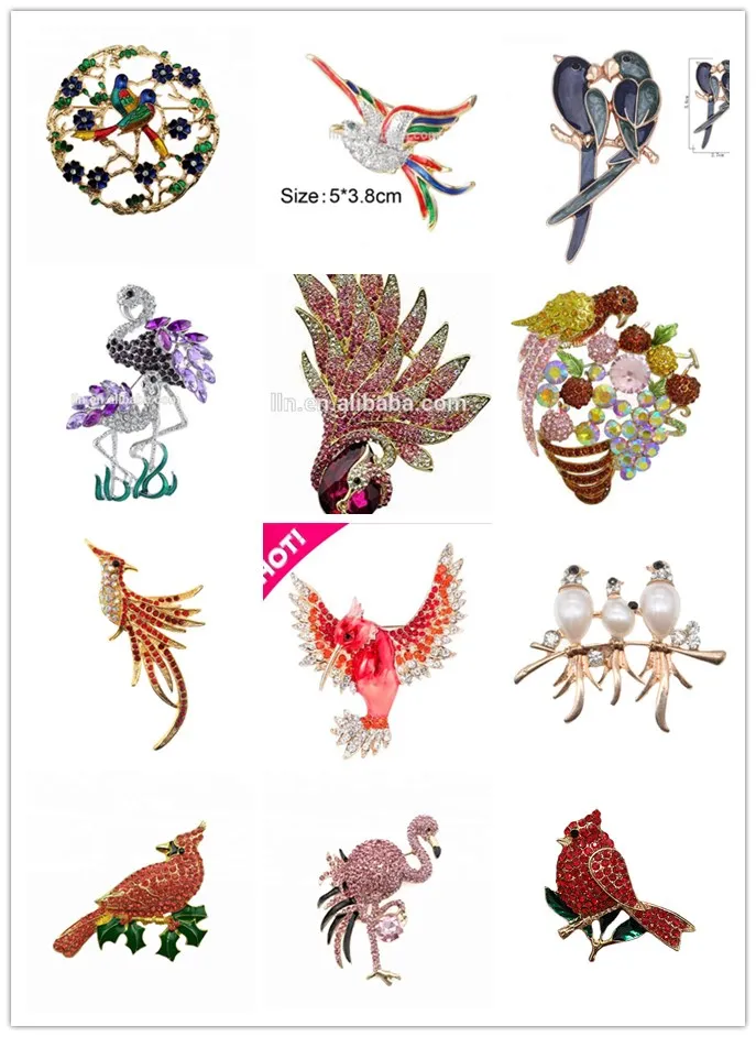 bird brooch