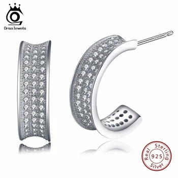 ORSA JEWELS Fashion Jewelry Women Earrings 925 Sterling Silver Stud Earring wholesale with 3 Row 96pcs Shiny Cubic Zirconia SE17
ORSA JEWELS Fashion Jewelry Women Earrings 925 Sterling Silver Stud Earring wholesale with 3 Row 96pcs Shiny Cubic Zirconia SE17